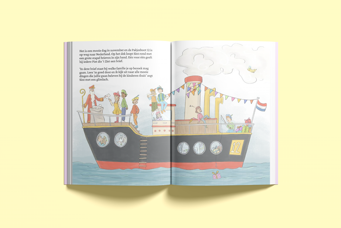 Binnenpagina uit het boek